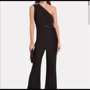 NWT INTERMIX Black crepe jumpsuit